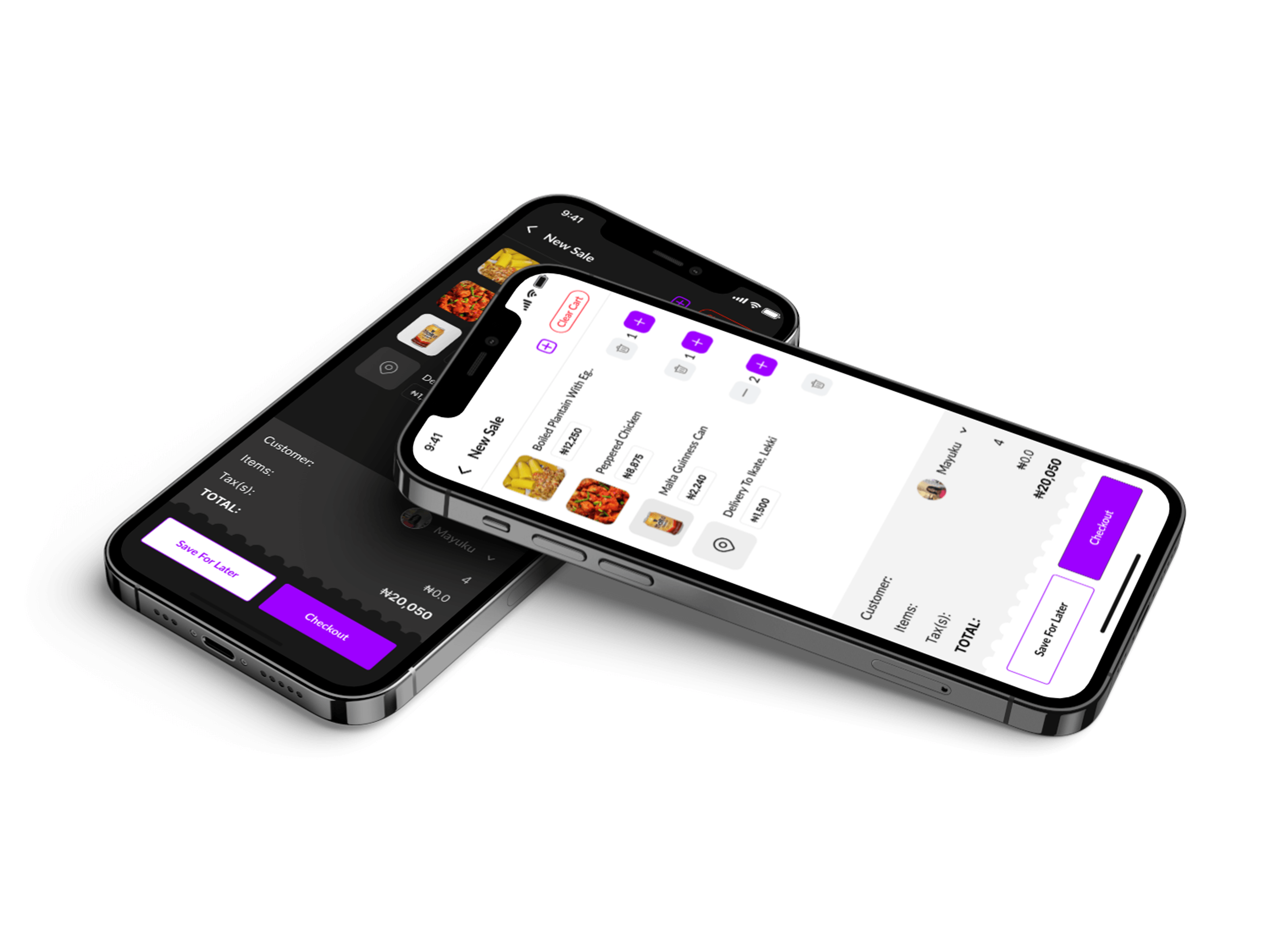 Visual representation of point of sale, sales management, order management tool SellWela